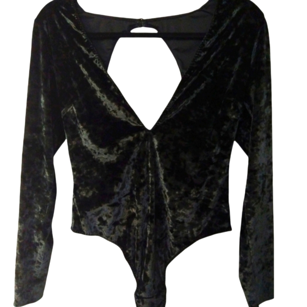 Victoria's Secret Velvet Bodysuit